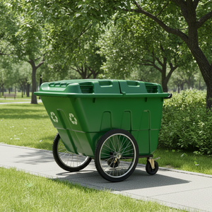 <span class=keywords><strong>รถ</strong></span><span class=keywords><strong>เข็น</strong></span>เก็บ<span class=keywords><strong>ขยะ</strong></span>กลางแจ้งแบบ<span class=keywords><strong>เข็น</strong></span>มือ 400 ลิตร วัสดุ HDPE บริสุทธิ์ 100% พร้อมเบรก <span class=keywords><strong>ล้อ</strong></span>เลื่อน ฝาเปิดคู่ สำหรับใช้งานบนถนน - Product Image 3