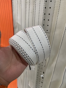 SANBOO SANBOOPW17 Sangle de fixation en polyester rayée blanche de 50 mm, capacité de charge de 6T, ceinture industrielle robuste - Product Image 4