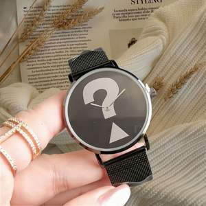 Montre à quartz de style professionnel de luxe avec bracelet en cuir de crocodile et alliage - Product Image 1