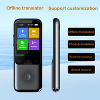 Portable Mini Smart Language Translator 138 Mutual Simultaneous Voice Photo Android Operation IPS Multi-Language Wi-Fi Offline