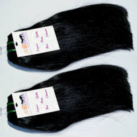 Extensions de cheveux humains bruts vierges brésiliens non traités, doublement étirés, alignés sur la cuticule, qualité indienne, vente en gros