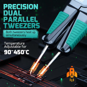 Pince à dessouder et fer à souder 2-en-1 YIHUA 982 PRO pour soudage SMD, compatible avec microscope et station de dessoudage à pointe C45 W296 - Product Image 3