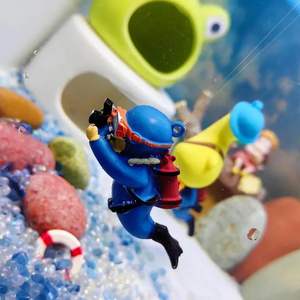 Decoración para Pecera de Buceador - Accesorio Flotante Interactivo de PVC para Equipo de <span class=keywords><strong>Buceo</strong></span> que Agrega Color a las Escenas del Acuario, China - Product Image 6