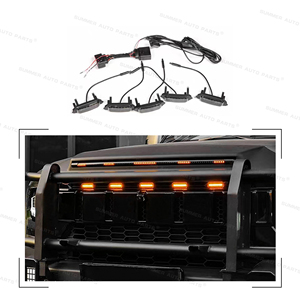 Haute qualité 12V Auto voyant d'avertissement d'urgence Automobile calandre lumière LED pour Jetour T2 accessoires de voiture - Product Image 1