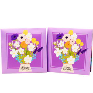 Tarjeta de felicitación de música con luces LED 3D hechas a mano 'Feliz cumpleaños' Pop-up Fairy Cross Angel Love Paper Card Grabación de voz Navidad - Product Image 2