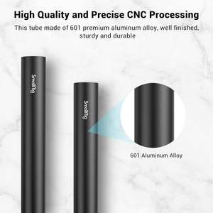 Petite plate-forme 12 pouces (<span class=keywords><strong>30</strong></span> <span class=keywords><strong>cm</strong></span>) <span class=keywords><strong>tige</strong></span> en alliage d'aluminium de 15mm avec filetage femelle M12, paquet de 2-1053 - Product Image 6