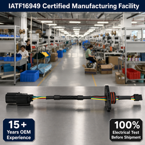 Dây cáp đa chấu chống nhiễu cho cảm biến xe đạp điện, đạt chứng nhận IATF16949 - Product Image 2