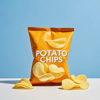 Sachet d'Emballage Personnalisé en Gros de Qualité Alimentaire 70g, Mini Poche Thermo-Soudable pour Chips et Snacks, Sachet Scellé au Dos en Plastique