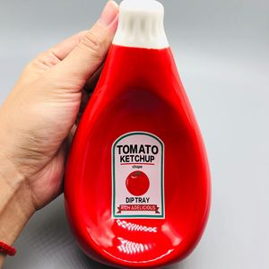 <strong>Creative</strong> Tomato Shaped Ceramic <strong>Plate</strong> for Soy Sauce Salad Dressing &amp; Seasoning for Parties &amp; Table Decoration - Product Image 6