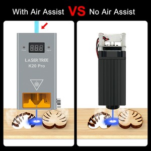 LASER TREE 20W Module de gravure laser CNC à puissance <span class=keywords><strong>optique</strong></span> avec pièces d'équipement de coupe Lazer à <span class=keywords><strong>assistance</strong></span> pneumatique Livraison gratuite aux États-Unis - Product Image 4