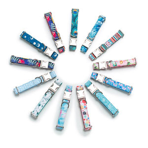 Correa de algodón personalizada de alta calidad, correa duradera con bonito patrón de lujo para perro y mascota, <span class=keywords><strong>collar</strong></span> y correa con pajarita, venta al por mayor - Product Image 1