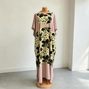 Abiti Estivi con <span class=keywords><strong>Stampa</strong></span> Africana, Vestiti Larghi con Maniche a Pipistrello, Taglia Unica, Gonne Dashiki Africane, Abito Etnico Floreale Elegante e Casual - Product Image 2