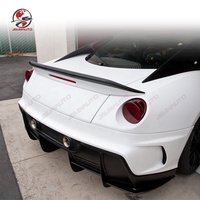 Installation facile - Aileron arrière en fibre de carbone style VRS F-599 pour Ferrari 599 GTB GTO - Spoiler de type queue de canard