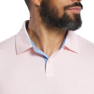 เสื้อยืดโปโลแขนสั้นสำหรับผู้ชายเสื้อกีฬากอล์ฟผ้าถักลำลองโลโก้ตามสั่ง - Product Image 5