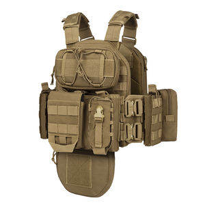 多機能1000dポリエステル完全保護戦術的ベストプレートキャリア戦術的ベストアクセサリー付き - Product Image 3