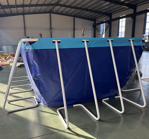 <span class=keywords><strong>Piscina</strong></span> Comercial Grande, Portátil, <span class=keywords><strong>Rectangular</strong></span>, <span class=keywords><strong>de</strong></span> PVC, con Marco <span class=keywords><strong>de</strong></span> Acero, para Parques Acuáticos, con Sistema <span class=keywords><strong>de</strong></span> Filtración - Product Image 5