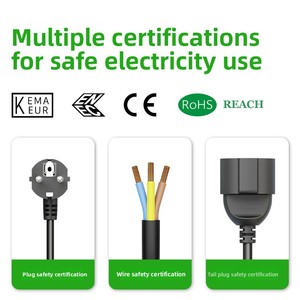 Dây nối dài chịu lực cao 1.8M 5M 10M tiêu chuẩn Châu Âu, chống nước, đầu nối IEC CEE7/7, dùng cho máy tính - Product Image 4