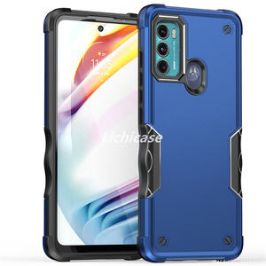 Lichicase Buena calidad TPU PC Combo Phone Case para Motorola Moto G <span class=keywords><strong>Play</strong></span> <span class=keywords><strong>2022</strong></span> Anti-knock Cover - Product Image 2