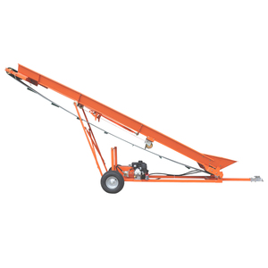 Ayarlanabilir hız 6.5HP 208cc benzinli Powered yakacak konveyör kaldırıcı asansör 19.7 \ "B & S motor ile PVC kemer - Product Image 4