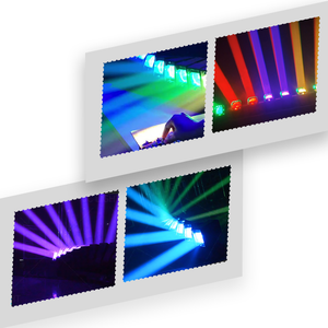 Igracelite 8 <span class=keywords><strong>Yeux</strong></span> 40W RGBW 4-en-1 Barre de lumière LED à tête mobile avec Zoom Wash Beam DMX512 RDM pour éclairage de scène Disco Club - Product Image 6