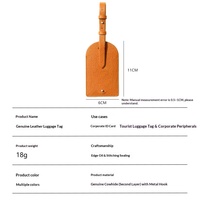 Label Bagasi Kustom Berlapis Emas dengan Desain Pelindung Privasi dan Desain yang Menenangkan, Pengidentifikasi Koper Perjalanan
