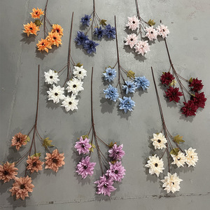 Fleurs de pivoine artificielles Yixuan, 5 têtes, en soie, pour décoration de mariage et de la maison - Product Image 2