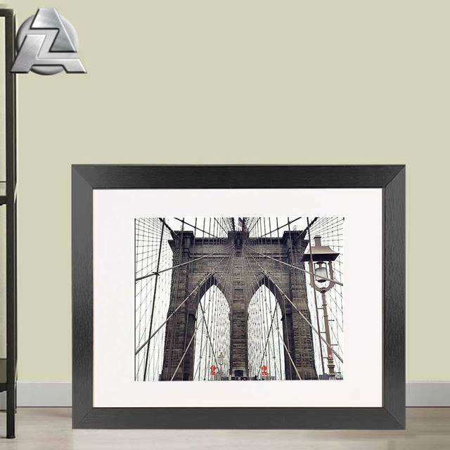 Nordic Style Brushed Aluminum Alloy Metal Photo Frame for Home Decor