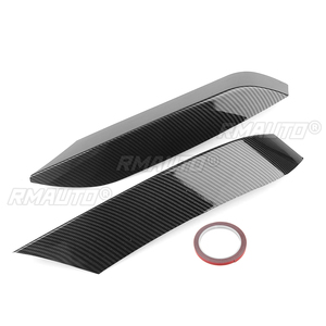2PCS for 2014-2019 BMW F80 M3 F82 F83 M4 Front Bumper Intake Frame Upper Spoiler Cover Canard Brow Side Air Vent <b>Splitter</b> Trim - Product Image 6