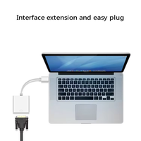 Cable Convertidor Mini DP a DVI DVI-I en Oferta, con Cubierta de PVC y Blindaje de Lámina para HDTV y Uso en Computadoras