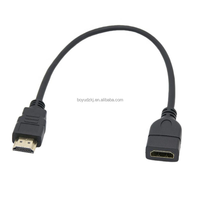 Câble d'extension HDTV Mâle-Femelle 1M/2M/3M/5M 1080P 3D 1.4v Gaine PVC Blindage en feuille tressée pour TV LCD Ordinateur portable Projecteur