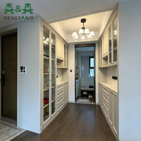 Armoire sur mesure de luxe, style provincial français, autoportante, gain de place, écologique, grande capacité, pour hôtel et appartement