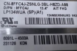 Écran LCD de remplacement 13,4 pouces IPS 60Hz FHD 1920x1200 40 broches pour Dell <span class=keywords><strong>XPS</strong></span> 13 Plus <span class=keywords><strong>9320</strong></span> 9315 LQ134N1JY01 LP134WU1-SPB1 - Product Image 2