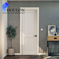 Nouvelles Arrivées Porte Intérieure Moderne en Bois Massif pour Chambre à Coucher, Design Couleur Bois, Porte en Bois pour Maison
