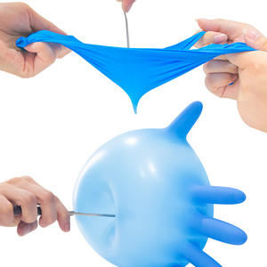 Gants en nitrile résistants aux acides et aux alcalis, résistants à l'huile, de qualité alimentaire, jetables, non stériles, à texture lisse, pour le commerce extérieur - Product Image 1