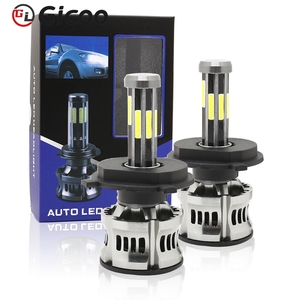 หลอดไฟหน้ารถยนต์ Gicoo X8 8 ด้าน LED รุ่น H1 H3 H4 H7 9005 9006 360 Canbus สำหรับรถยนต์ 6000K หลอดไฟหน้ารถยนต์ LED - Product Image 4