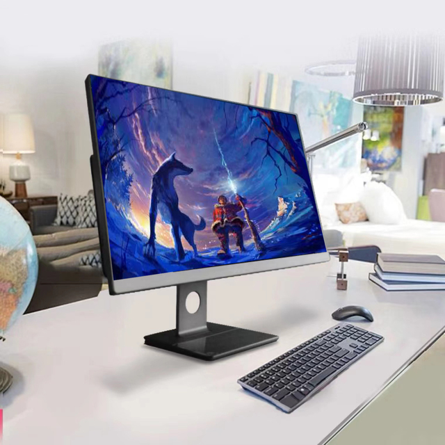 Factory Direct Cheap 27 Inch Curved 1920*1080 FHD I3 I5 I7 Windows 10 SSD+HDD 2GB Video Memory All in One PC