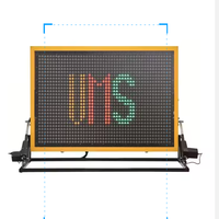 Panneau de circulation LED dynamique pour véhicule extérieur TRFICO en aluminium avec panneau variable pour l'affichage de messages variables