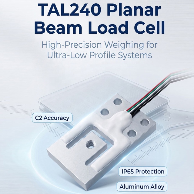 TA240 Flat Planar Beam Load Sensor C2 IP65 Full Bridge 2PCS 4PCS Matched Set for Medical and Baggage Scales