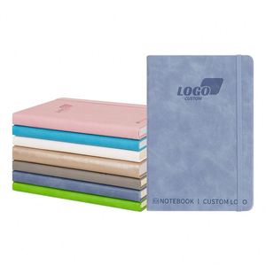 Cuaderno de Cuero PU de Tapa Dura, Cómodo para Escribir, con Hojas Sueltas y Bolígrafo, Ideal para Regalo - Product Image 1