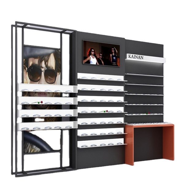 Sunglasses  Eyewear  Fitting Showcase Optical Lenses for Wall Panel Metal Display Stand