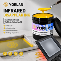 Encre invisible infrarouge jaune à transparente, encre de sérigraphie sensible aux IR, encre de sécurité anti-contrefaçon pour étiquettes papier