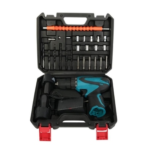 Hocheffizienter 24-teiliger Akku-Elektroschrauber 12V Lithium mit Schlagbohrfunktion, 2 Batterien und 1 Ladegerät - Product Image 3