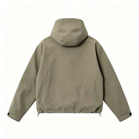 Veste thermique coupe-vent de haute qualité, tactique, imperméable, pour homme, à capuche, pour la chasse, formelle, automne, fermeture éclair, bouton