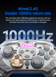 G7 Soporte multiplataforma BT Controlador de juego compatible inalámbrico para IOS Gamepad PC Hall Rocker <span class=keywords><strong>Joystick</strong></span> de vibración dual de seis ejes - Product Image 6