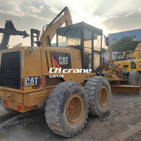Niveleuses d'occasion presque neuves Cat140k Mini niveleuse de route bon marché Offre Spéciale Caterpillar pour travaux routiers