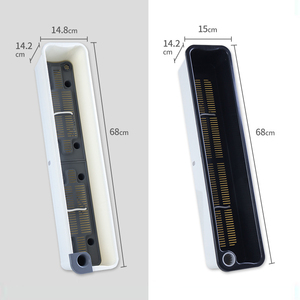 Vente en gros Nouveau pot de jardin familial pour balcon Pot de jardin long carré étroit Pot de <span class=keywords><strong>fleur</strong></span> paresseux en plastique - Product Image 3