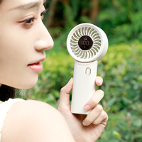Summer Products 2025 Mini ventilateur portable pliable à main rechargeable Ventilation à refroidissement par air Ventilateur portable pliable à grande vitesse