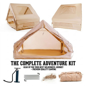 <b>Large</b> Capacity Inflatable Air <b>Tent</b> Oxford Cloth Four-Season Automatic Assembly Portable Waterproof UV Resistant Outdoor Camping - Product Image 2