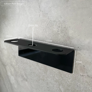 Estantes montados en la pared Bomba de jabón Dispensador de botellas Soporte de pared Estante colgante de acero inoxidable Estante de champú - Product Image 6