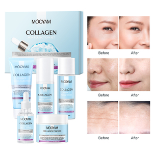 Colágeno Skin Perfection 5 piezas Kit DE CUIDADO DE LA PIEL antiarrugas aclaramiento piel firme colágeno Natural cuidado de la piel conjunto caja de regalo - Product Image 6
